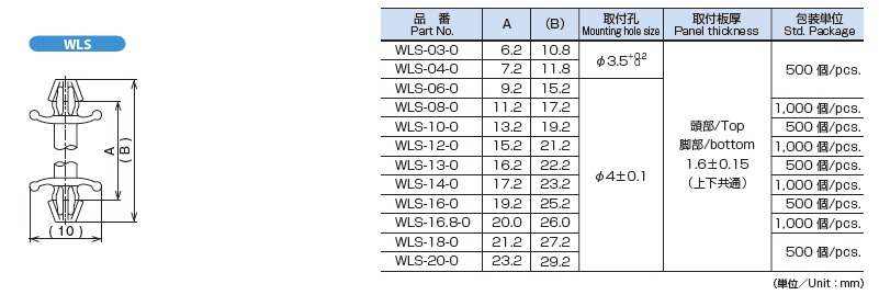 ダブルロッキングスペーサー WLS